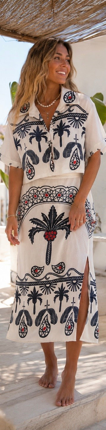 Conjunto Saia e Top