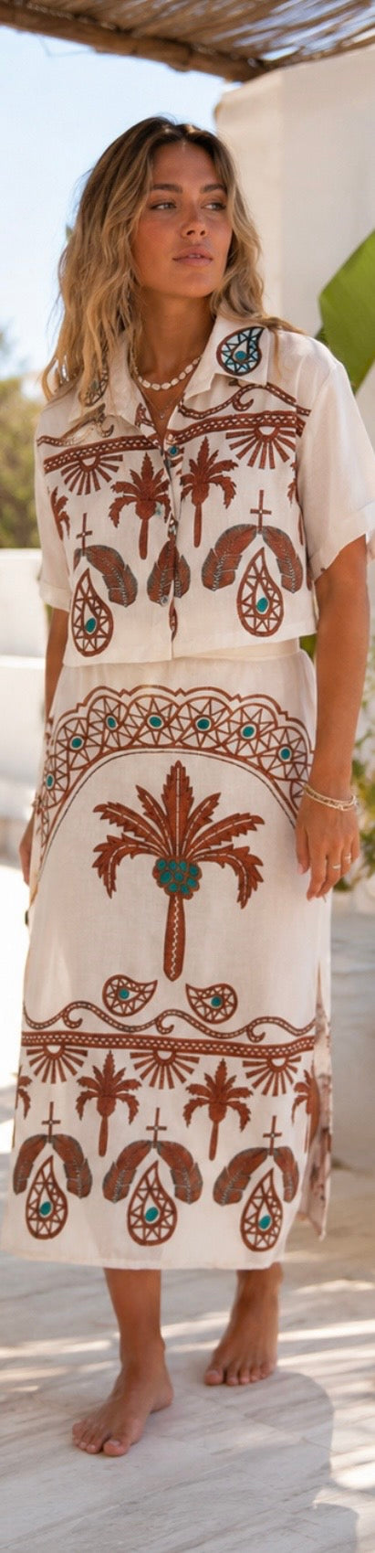 Conjunto Saia e Top