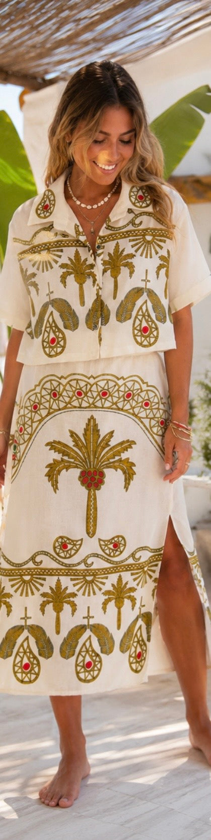 Conjunto Saia e Top