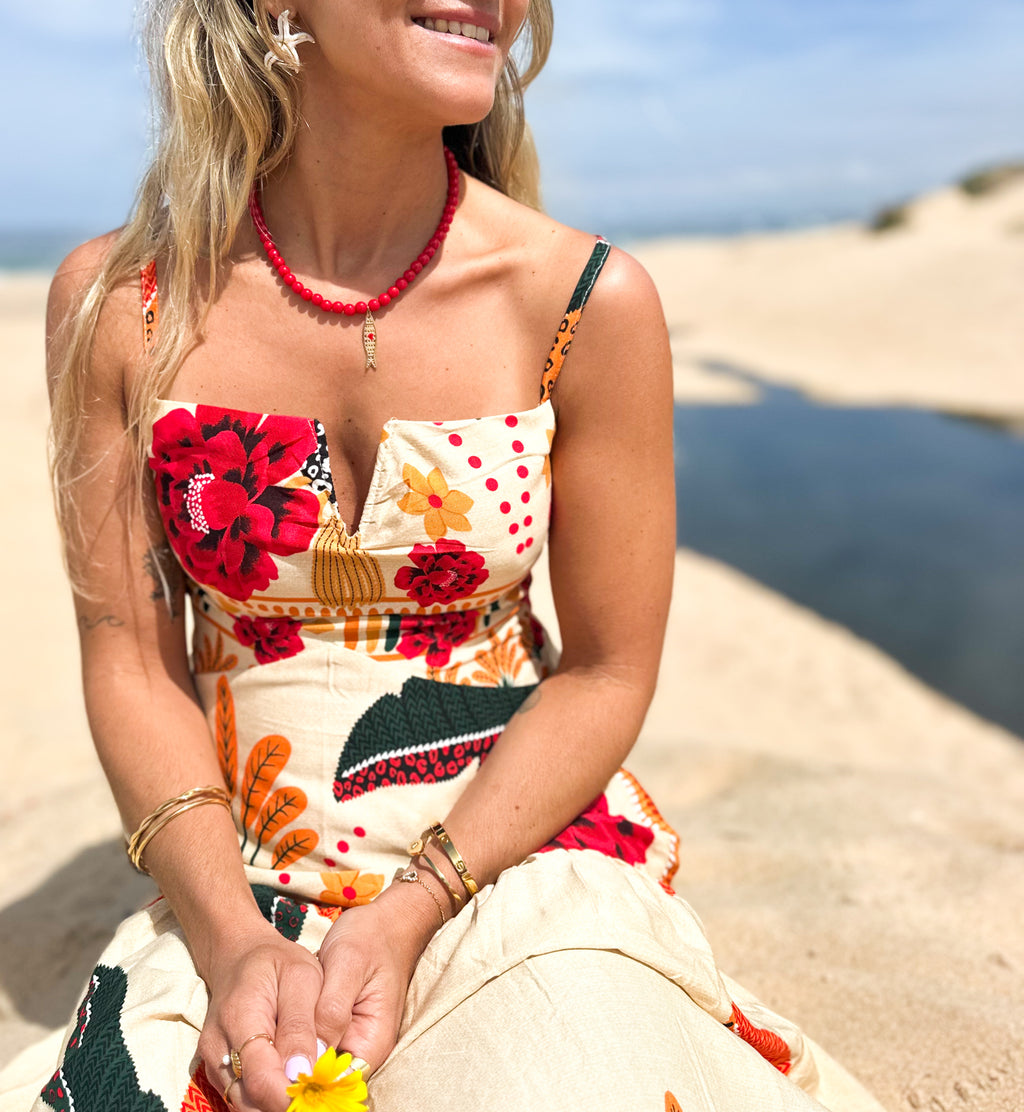 Vestido Tucanos Beje