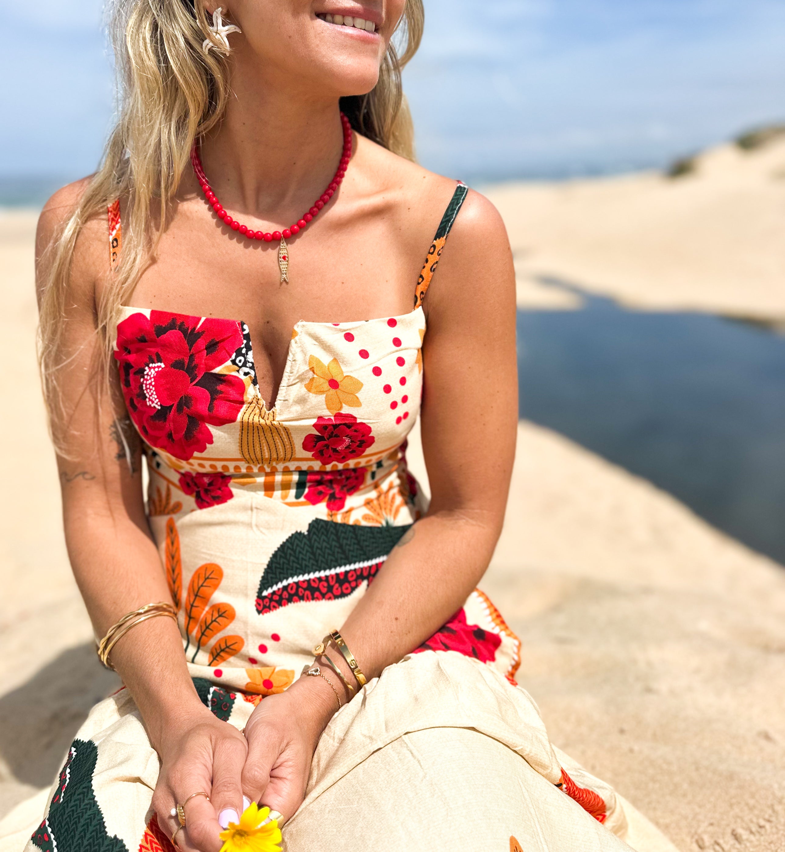 Vestido Tucanos Beje