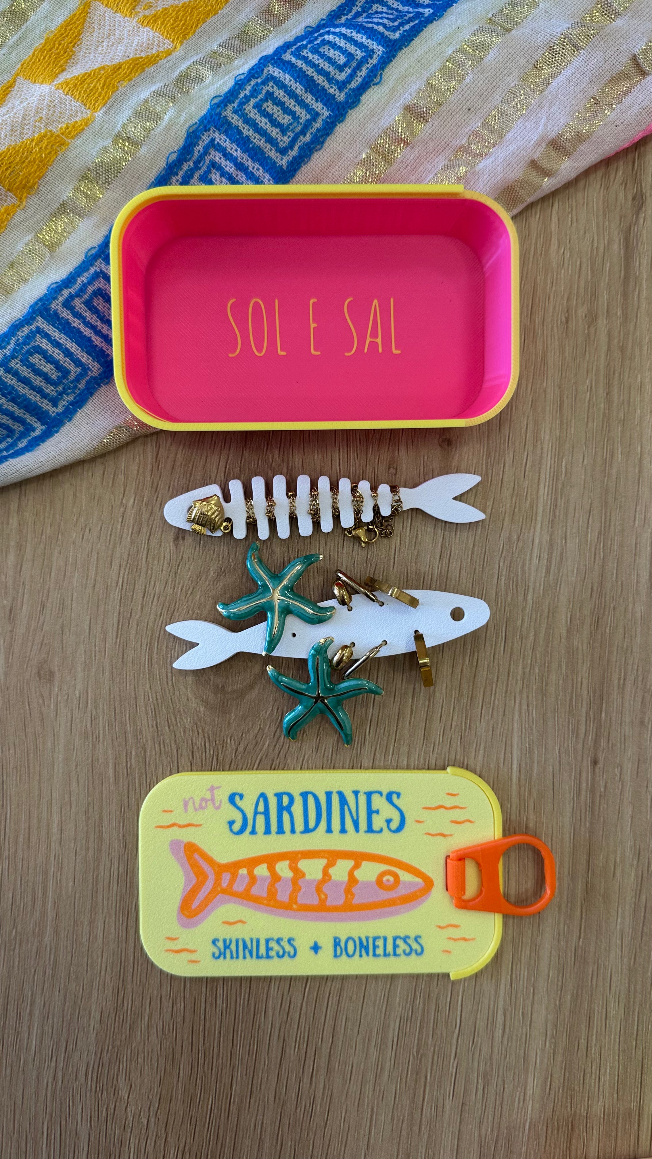 Porta-Jóias Sardinhas