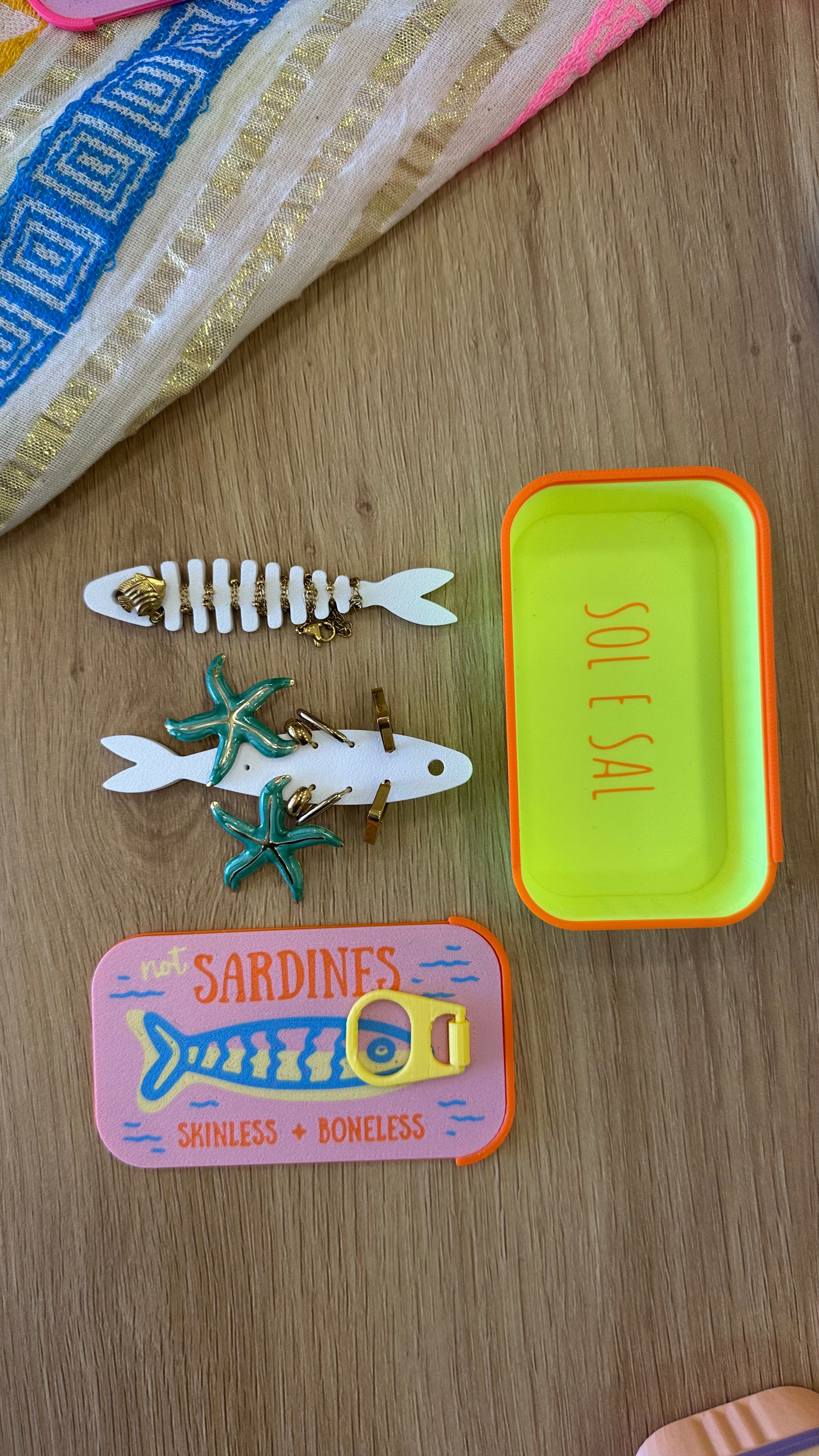 Porta-Jóias Sardinhas