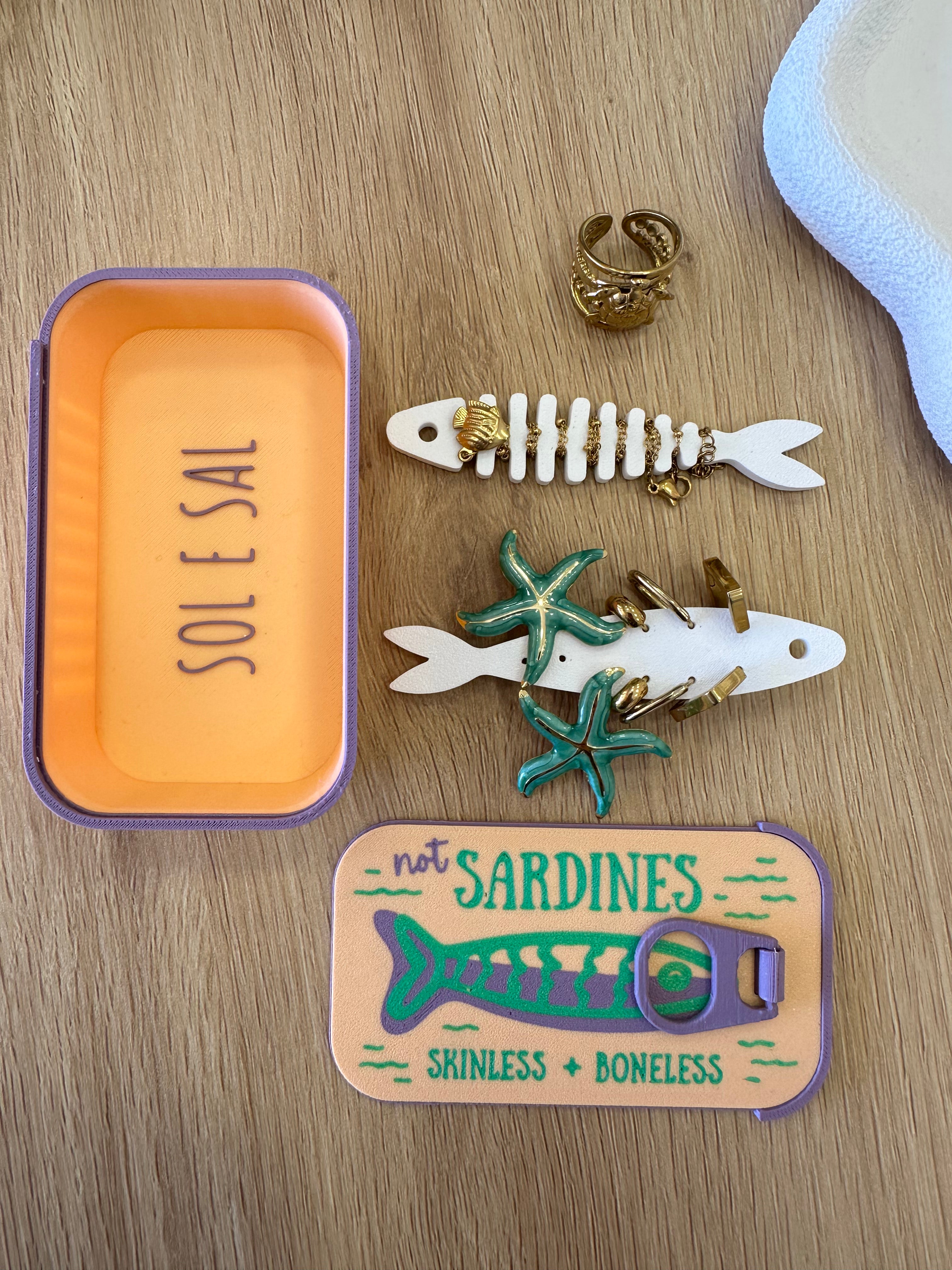 Porta-Jóias Sardinhas